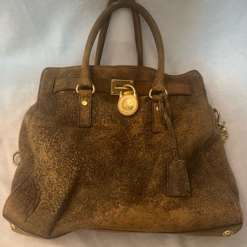 Michael Kors rare vintage bag, distressed look